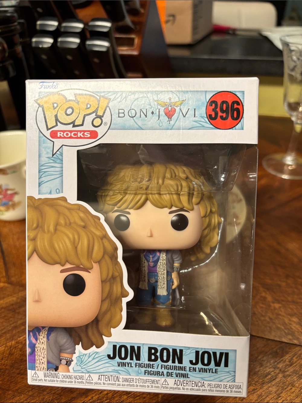 Funko POP! Rocks Jon Bon Jovi Vinyl Figure with Gold Hair